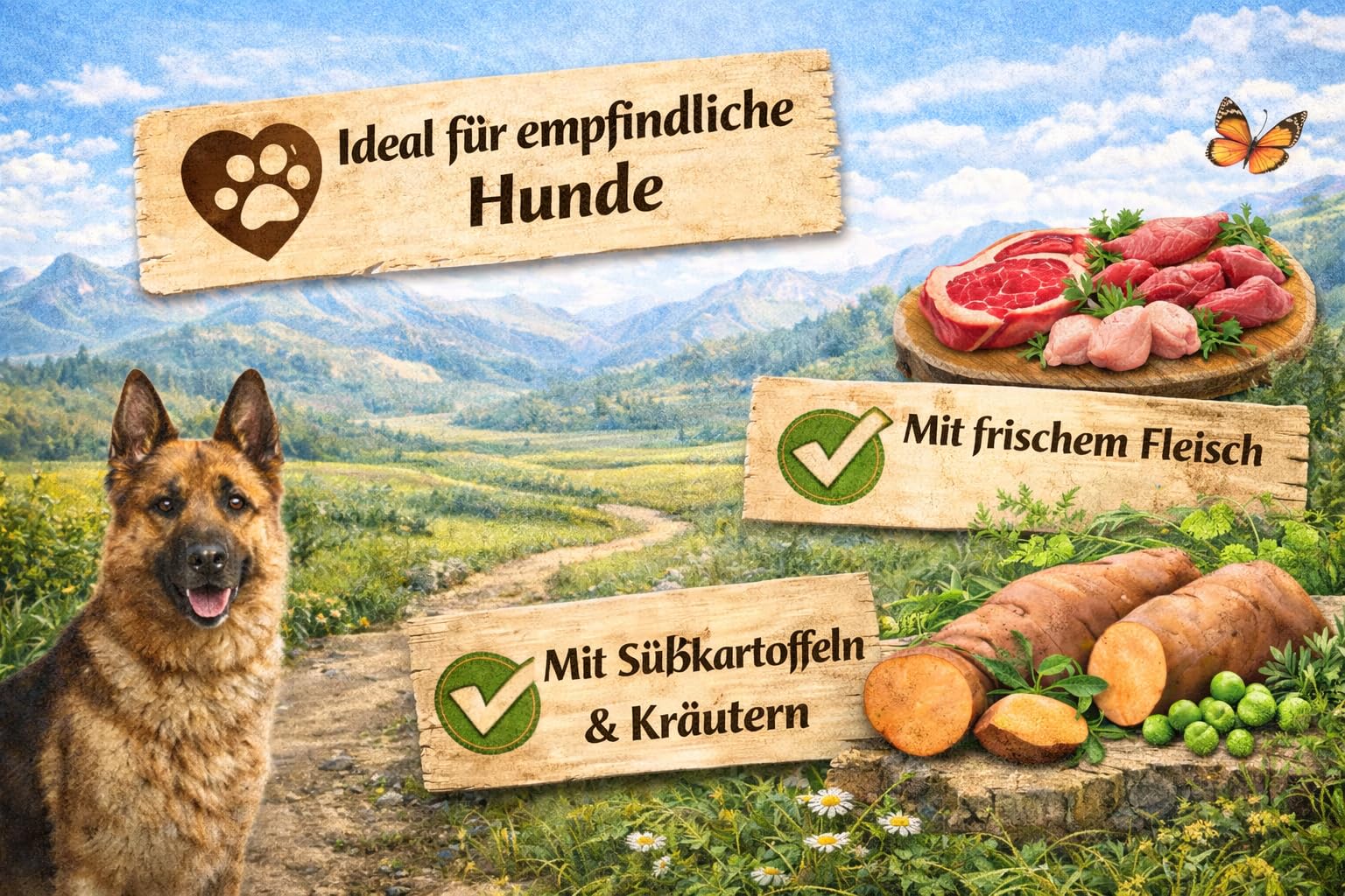 Bundle MAC’s Dog Mono Soft Puppy Frisches Huhn 4kg | Halbfeuchtes Welpenfutter | Monoprotein | Getreidefrei | Softfutter für empfindliche Welpen | inkl. Snack
