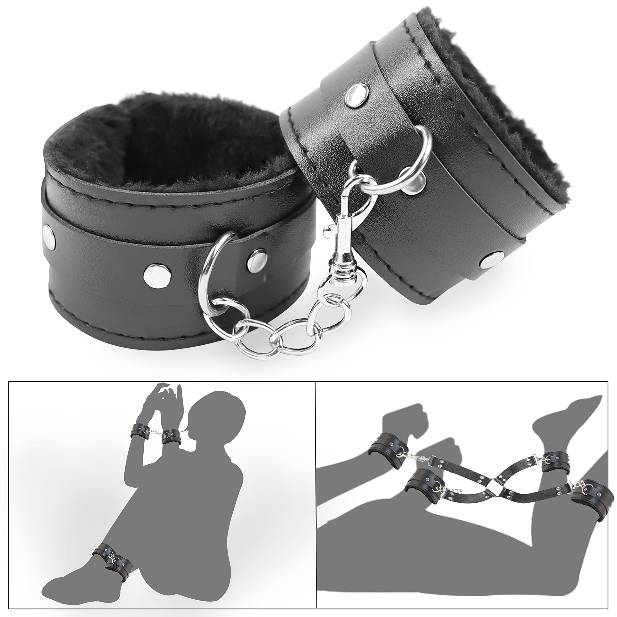 Juegos de esposas para sexo - Juguetes de bondage BDSM para juegos