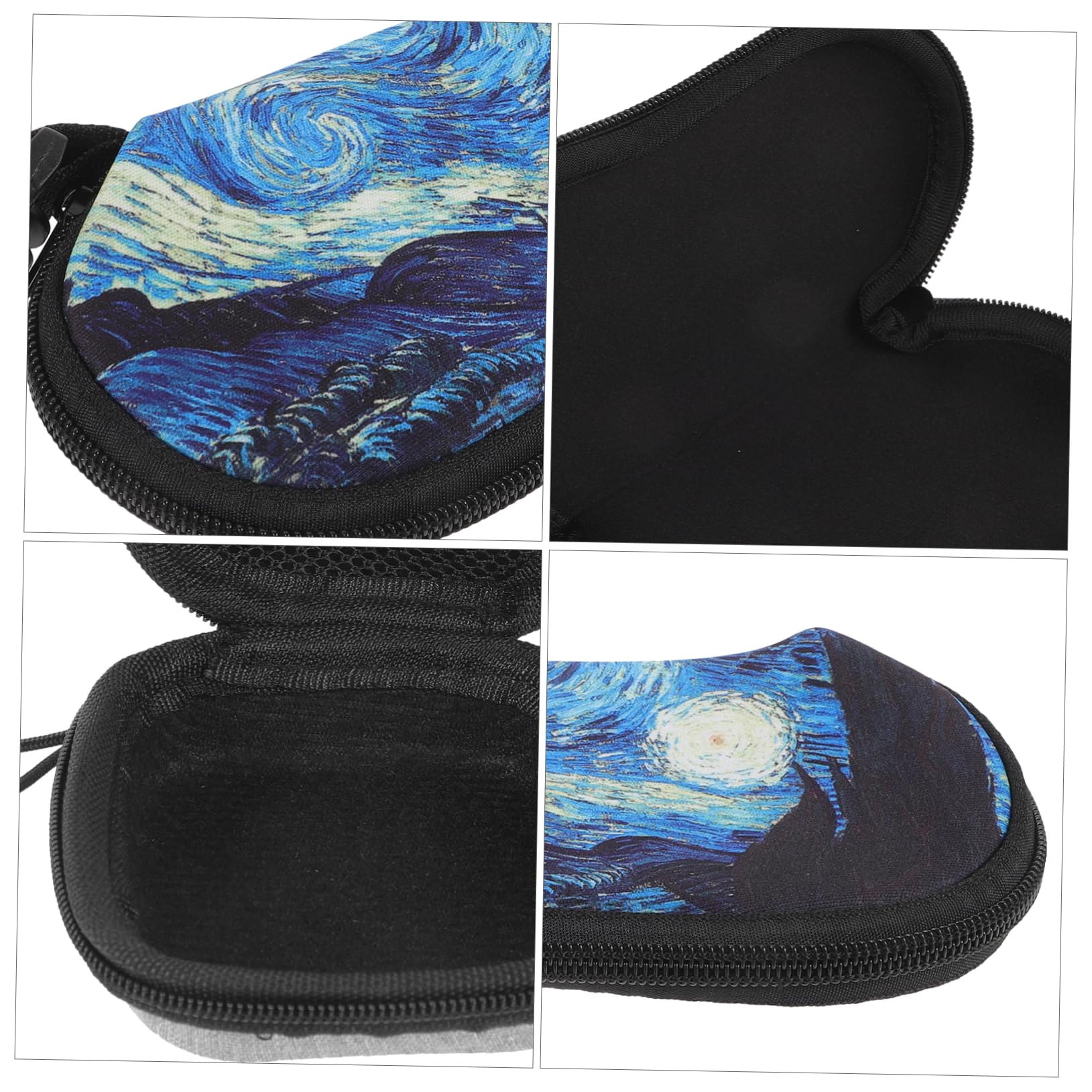 minkissy Organizador Portátil De Gafas Con Cremallera Estuche Para Gafas De Sol Estuche Para Gafas Polarizadas Estuche Rígido De Viaje Para Gafas De Sol Estuche Rígido Para Gafas De