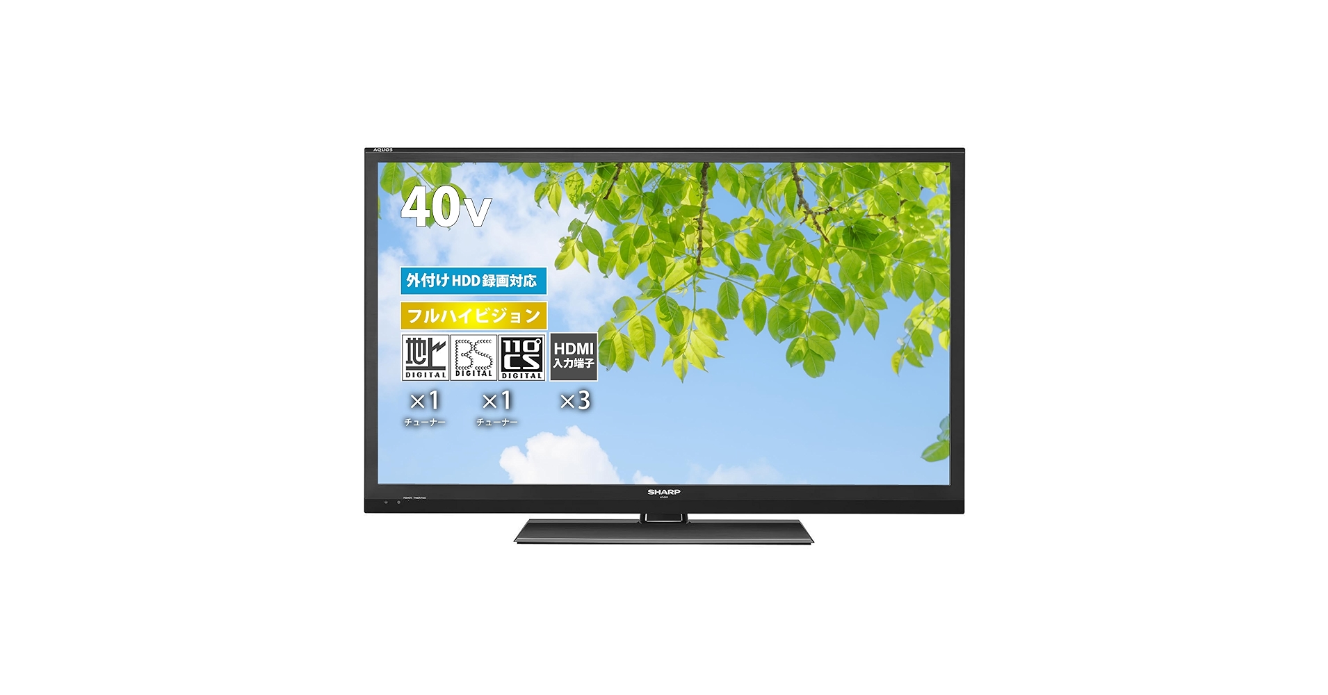 Amazon | 【整備済み品】 シャープ 40V型 液晶 テレビ AQUOS LC