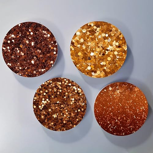 Miniatura 53 de Hojas de transferencia de sublimación para vasos, camisetas en blanco, papel de transferencia de sublimación con purpurina azul para máquina