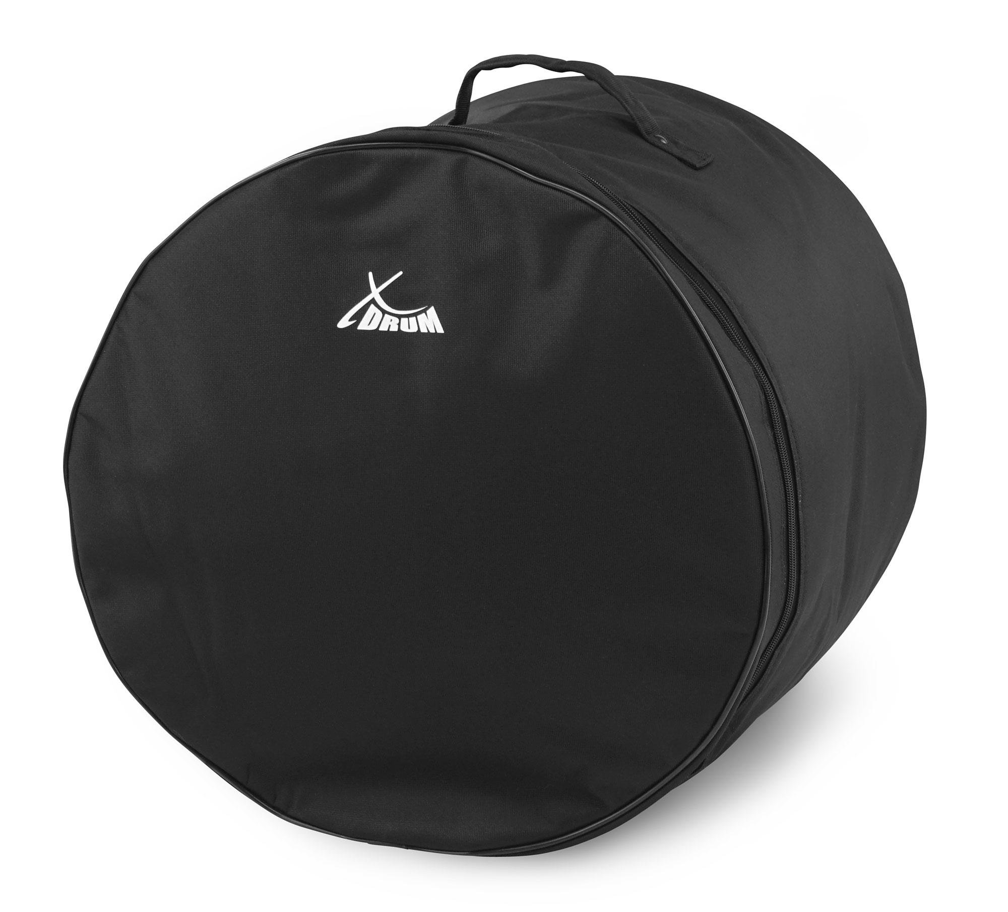 XDrum Classic Drumbag, borsa per batteria per Floor Tom misura 14"x14" (diametro: 14", profondità: 14", idrorepellente, imbottitura interna, maniglia robusta) Nero