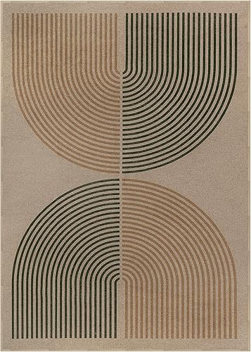 Vista 221 de Lahome Alfombra moderna de yute, de 2 x 8 pies, lavable, para entrada, granja, cocina, antideslizante, para interiores y exteriores, alfombra