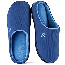 RockDove Bicolore Pantofola da Donna in Memory Foam, 40, 41 EU, Indaco