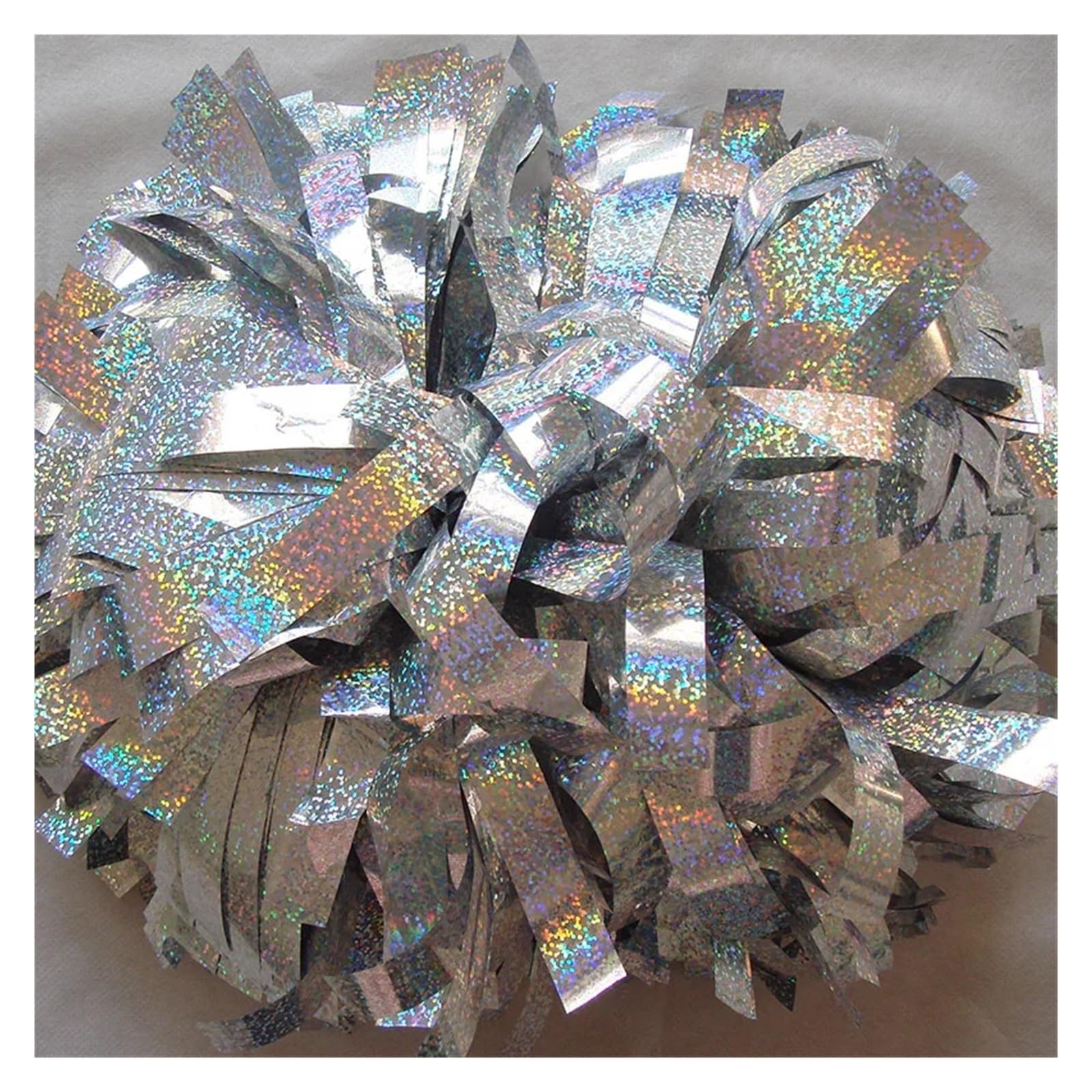 Cheerleading Poms for Sports Festival Performances(Color 4,8 Inch)