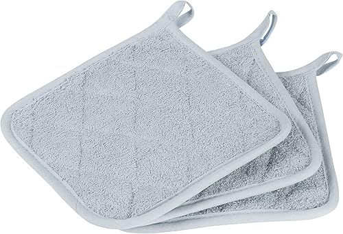 Miniatura 4 de Arkwright - Juego de 12 soportes para ollas de cocina, resistentes al calor, cuadrados resistentes al calor, posavasos de algodón lavables de grado