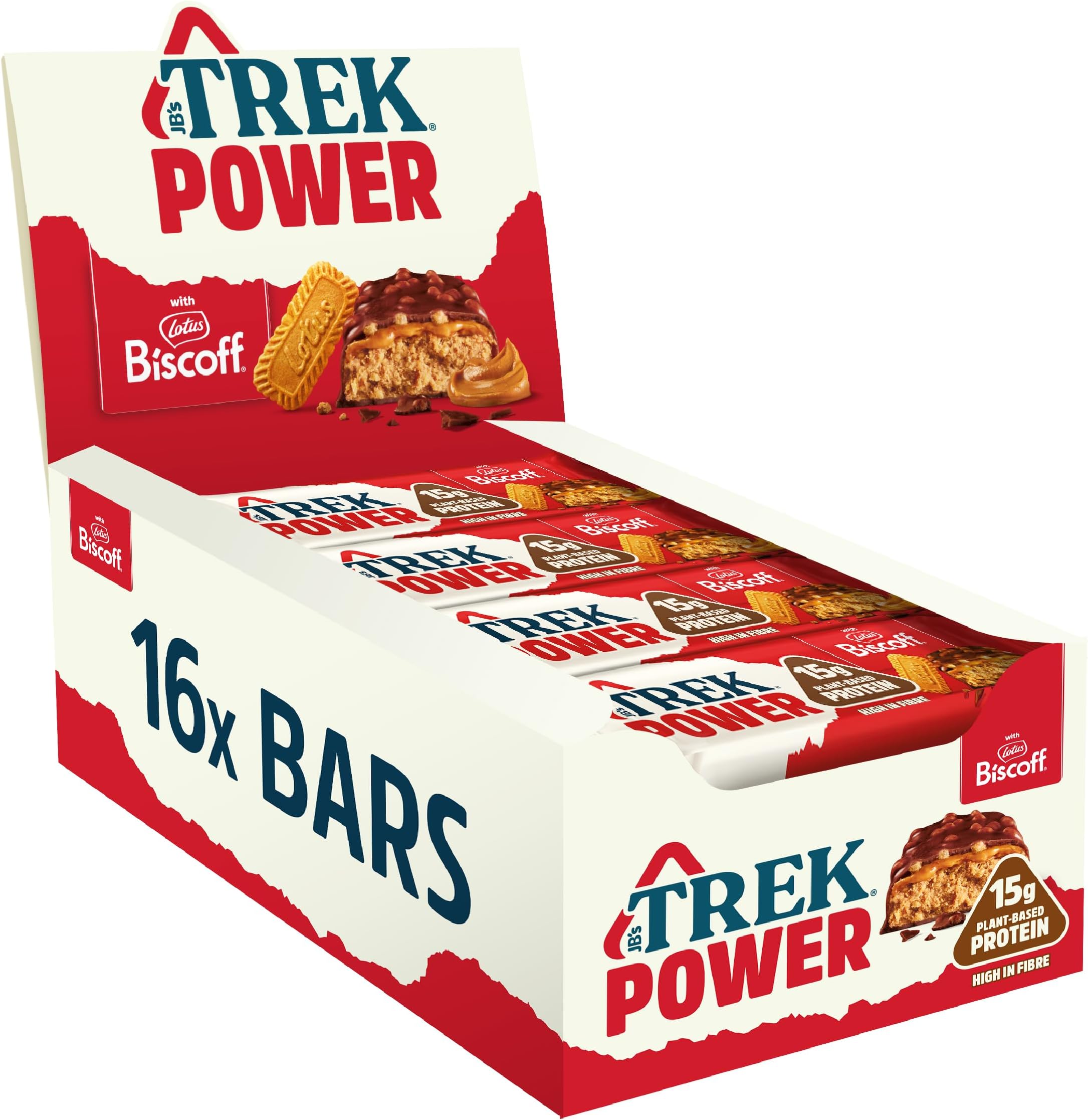 JB's TREK Protein Power Bar Biscoff