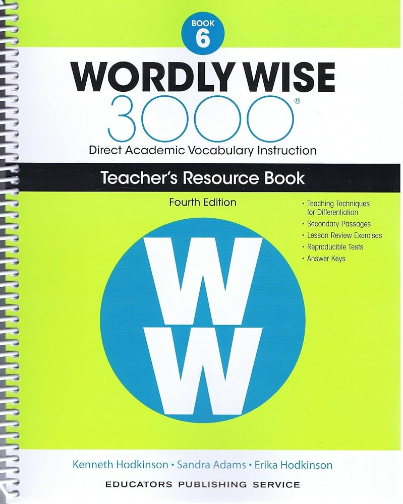 Wordly Wise, Grade 6: Hodkinson, Kenneth: 9780838877197: Amazon