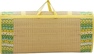 Home Tex Life Kora Grass Cushion Sleep Healthy, Easy Portable and Folding Mat