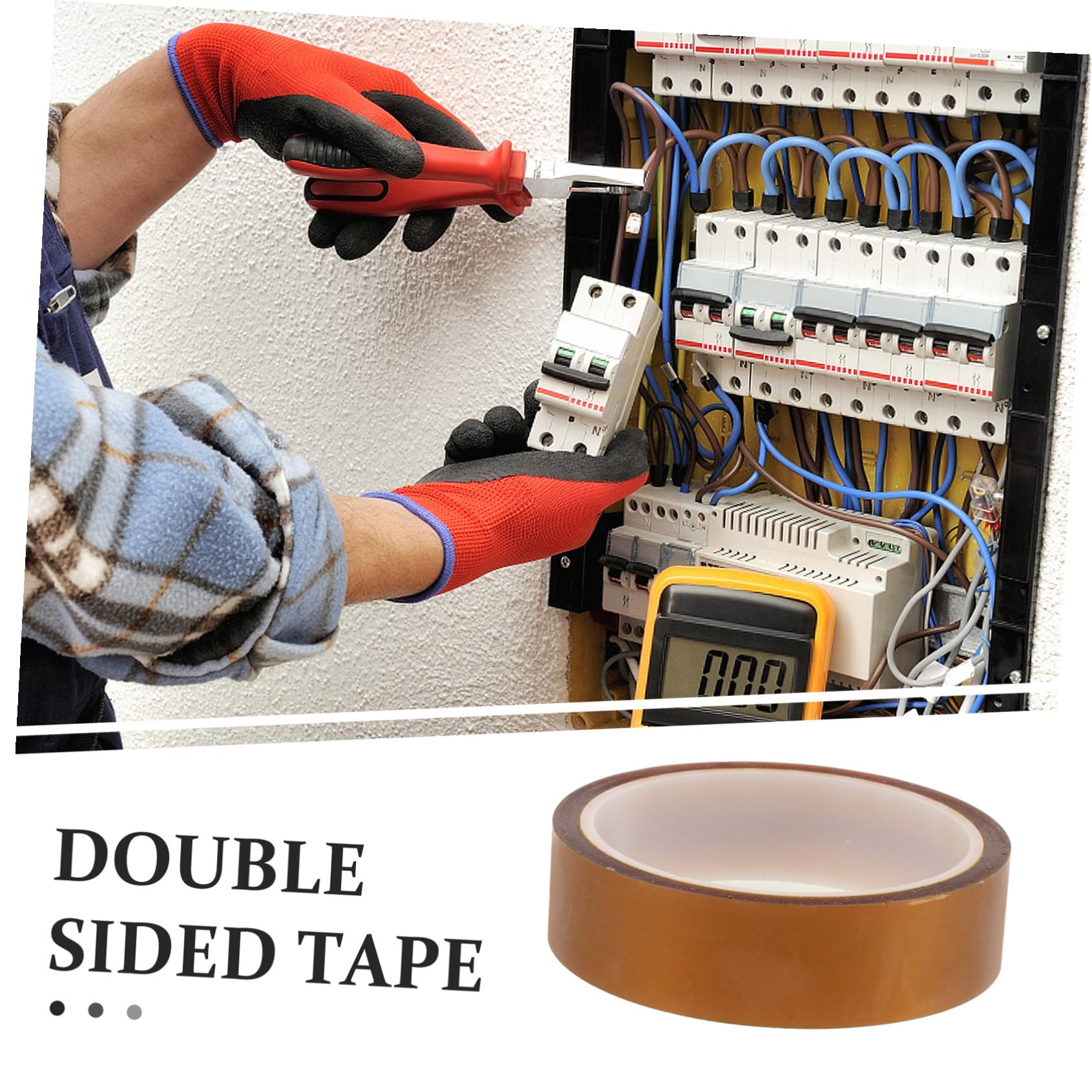SOLUSTRE 4rollen Hitzebeständiges Polyimid-klebeband Hochtemperatur-tape Für Sublimation Und Elektronik Isolierband Mit Hervorragender Haftung Und Stabilität Hochtemperaturumgebungen
