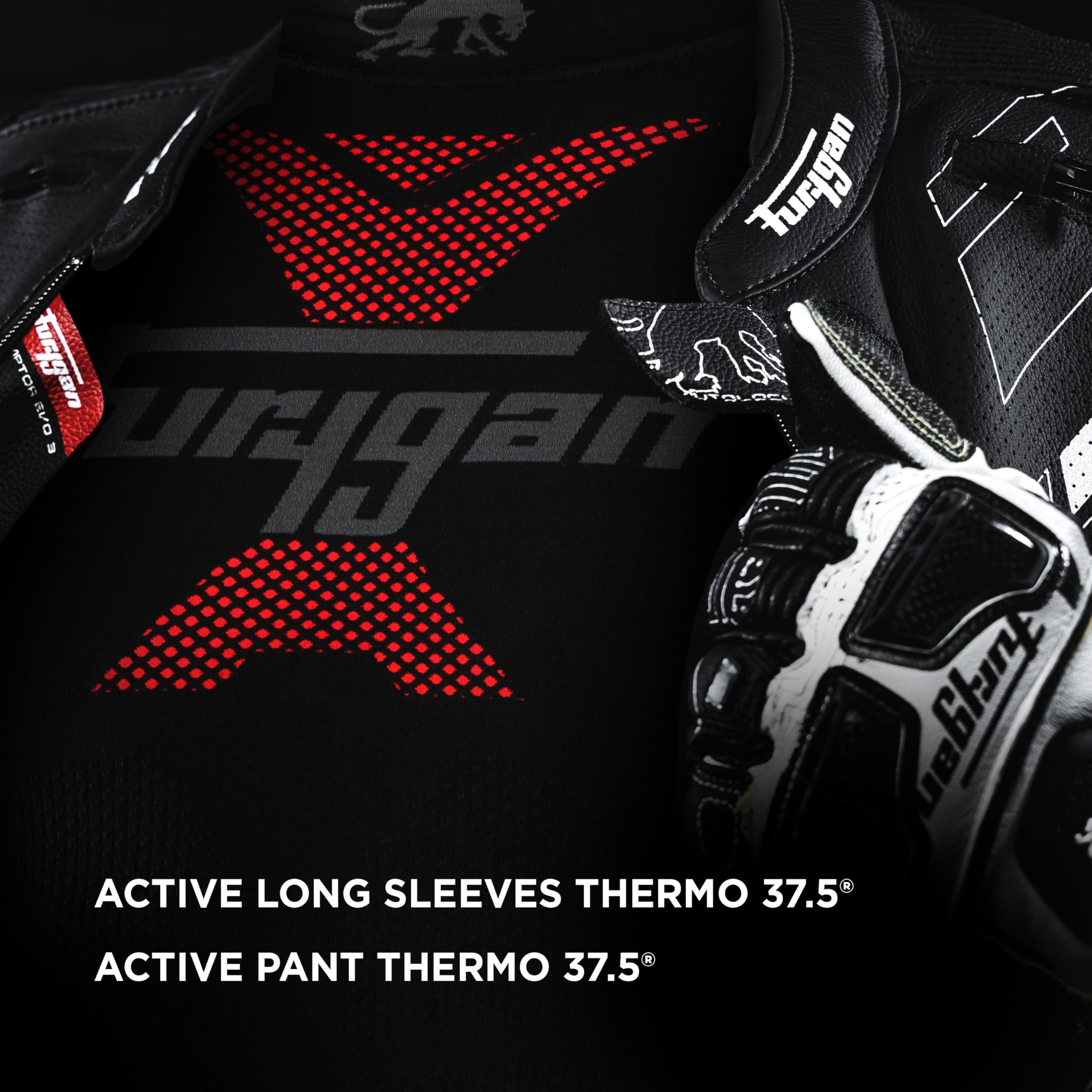 Furygan Active Long Sleeves Technisches Kleidungsstück mit 37.5® Thermoregulationstechnologie & Active Long Sleeves Thermo 37.5® - Technische Winterbekleidung - Nahtlose Atmungsaktivität und Wärme
