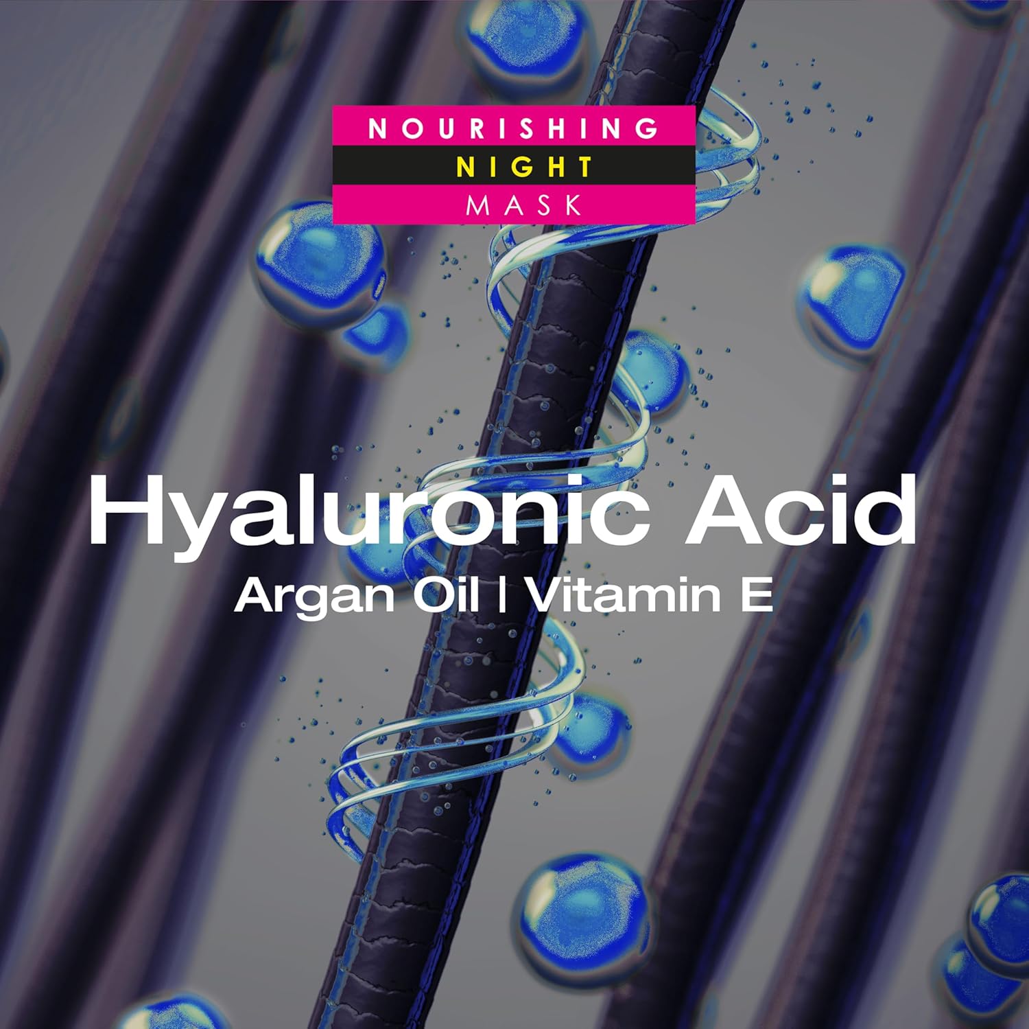 NK Nourishing Hair Mask Kit – Argan Oil, Hyaluronic Acid, Vitamin E + Collagen, Milk Protein & Oat; Frizz Control, Heat Protectant, Repair, Smooth Hydrated Strong Hair 100 g Each - Image 5