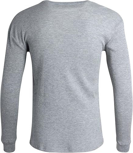 Miniatura 5 de Bass Creek Outfitters Conjunto de ropa interior térmica para hombre, camisa de punto gofre de 2 piezas y pantalones largos, juego de capa base para