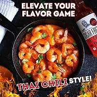 Vista 3 de G Hughes Sugar Free Salsa de aleta de chile tailandés (paquete de 3) paquete de 4