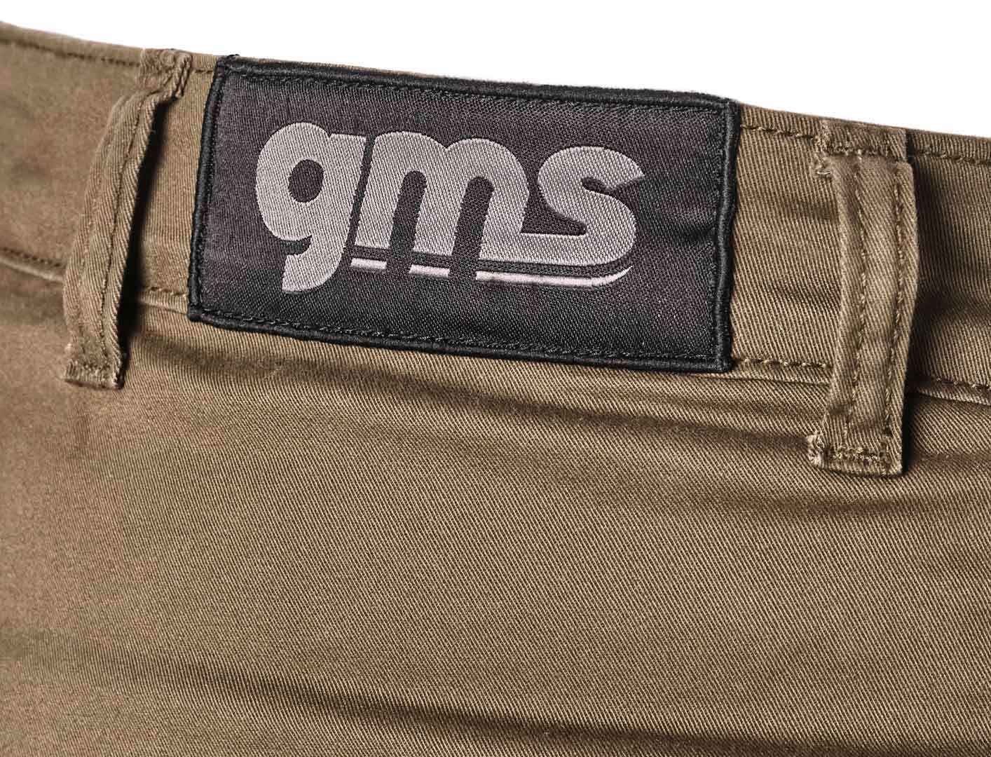 GMS Chino Atheris Tekstylne spodnie motocyklowe, oliwkowy, 34/34