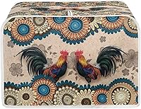 Vista 41 de Talayituse Alpaca Daisy Print 2 Slice Tostadora Cubiertas Protección contra el Polvo Cubiertas para Máquina de Pan Tostadora Horno Cubierta de Tela