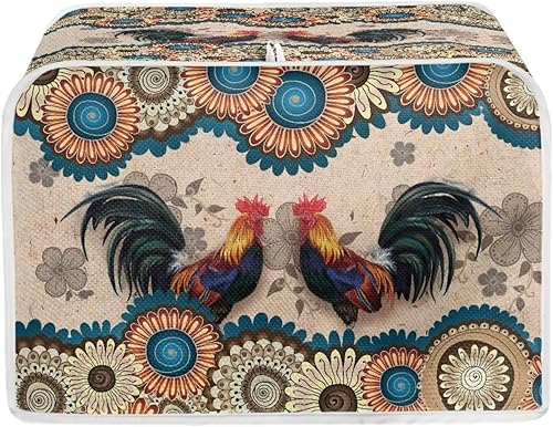 Vista 42 de Talayituse Cubiertas para Tostadora de 4 Rebanadas con Estampado de Verduras Protección contra Polvo Cubiertas para Máquina de Hacer Pan Cubierta