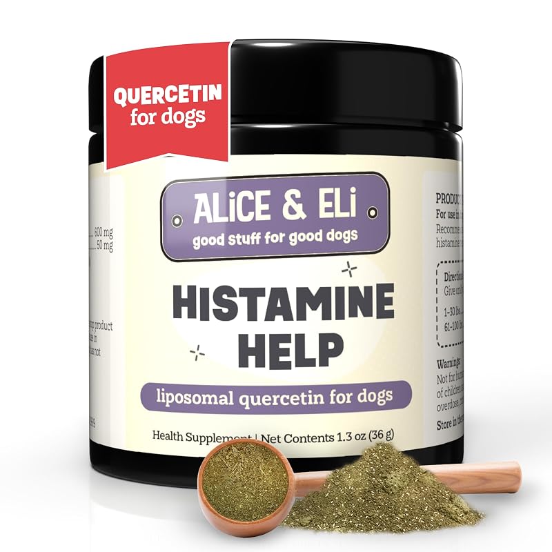 Quercetina Lipossomal para Cães com Bromelina Alice & Eli em Pó – 36 g