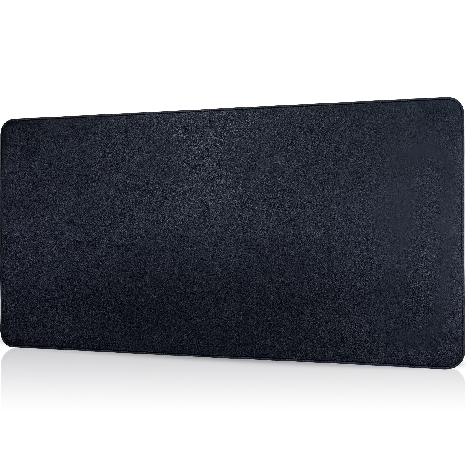 LaokiiyLeather Desk Mat, Desk Writing Pad for Office and Home, Black