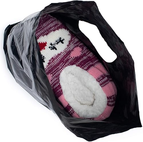 Miniatura 7 de Stephanie Imports Made In USA - Paquete de 125 bolsas de plástico rojo brillante (12 x 15 pulgadas) con asas troqueladas