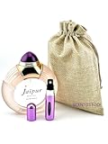 Bundle- Jaipur Bracelet Perfume for Women 3.3 fl oz Eau de Parfum with Bag & Refillable Atomiser