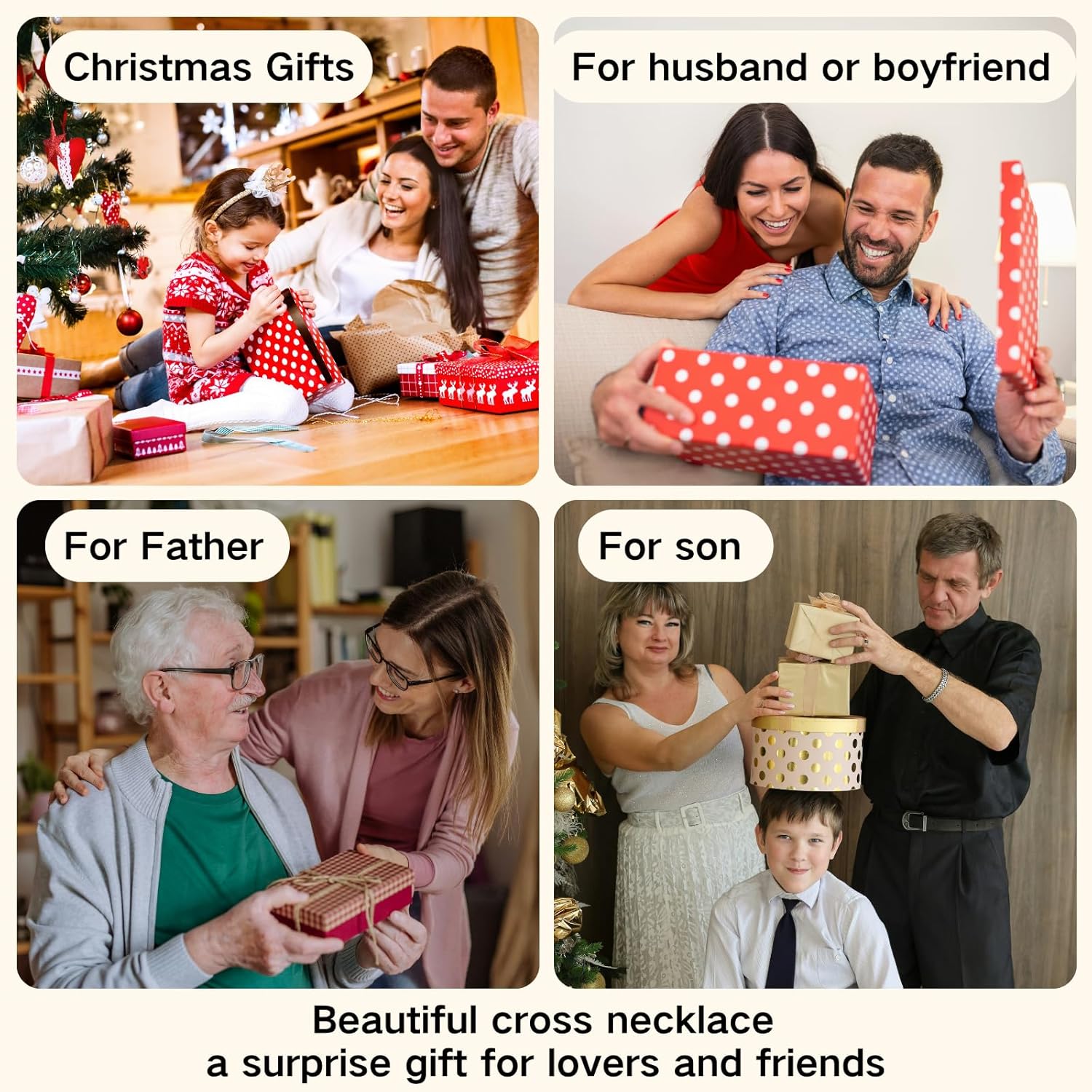 Mens Wooden Cross Necklace, Handmade Real Ebony Wood Cross Pendant for Men, Christian Crucifix Cross Necklace for Men, 24 Inch Stainless Steel Box Chain - Image 6