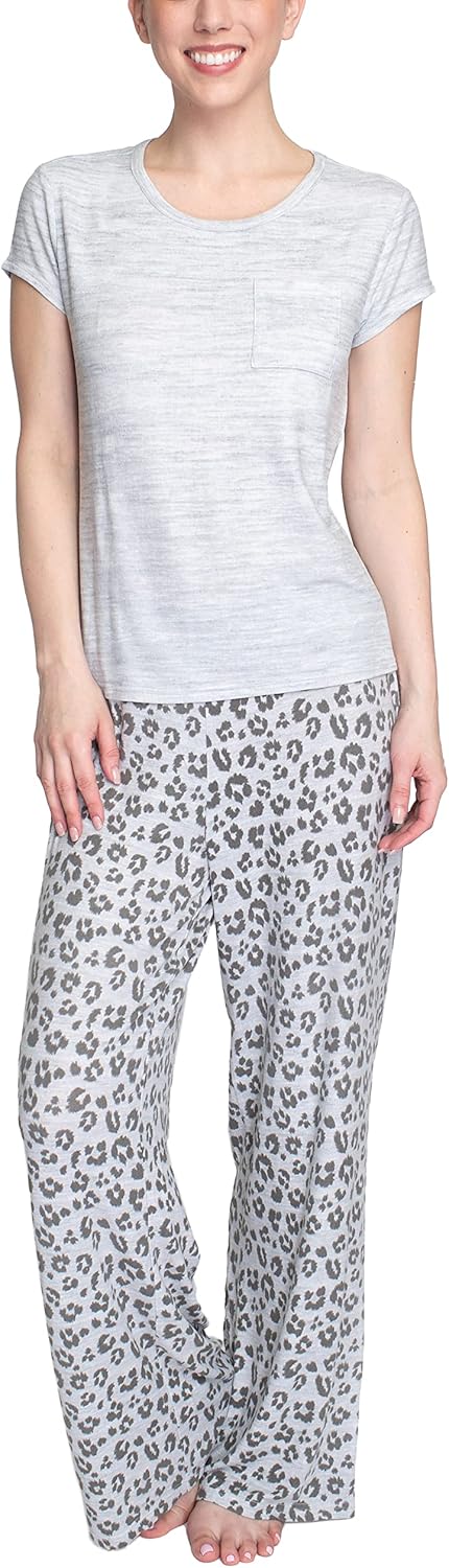 Goodnight Kiss Women's Pretty Please Lush Luxury Lounge Sleep Wear Pajama Set - Image 4