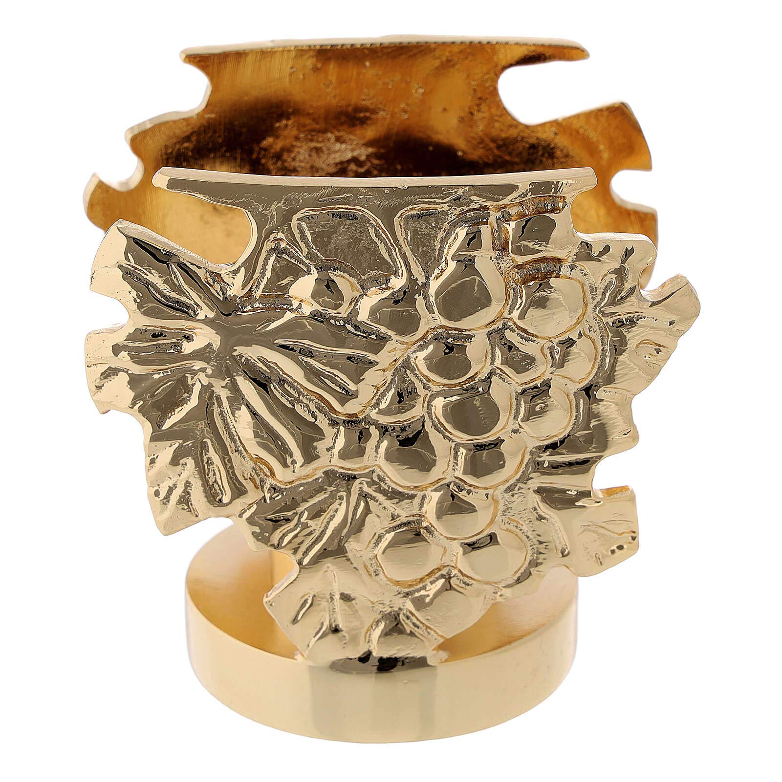 Candlestick in cast Brass 9cm for 30mm Candle