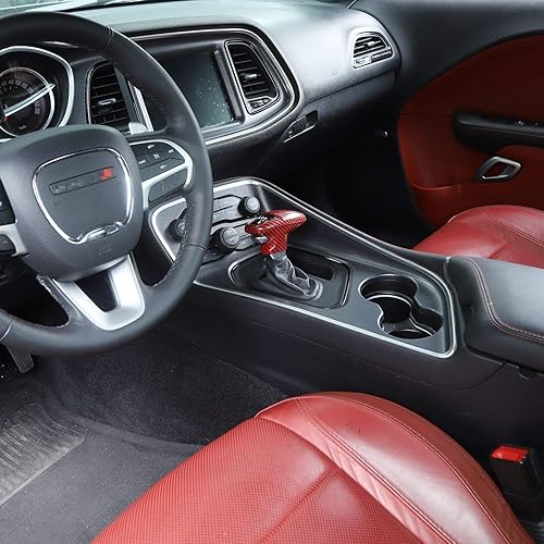 Vista 35 de Voodonala Para Challenger Charger ABS - Pomos de palanca de cambios para Dodge Challenger Charger 2015-2025+ Dodge Challenger Charger Accesorios