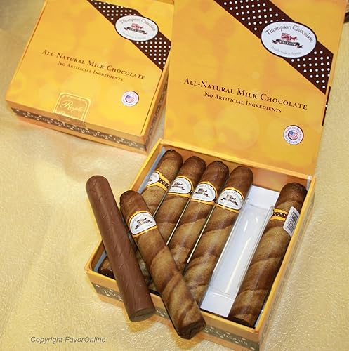 Royale Cigarros de chocolate en caja de cigarros paquete de 12