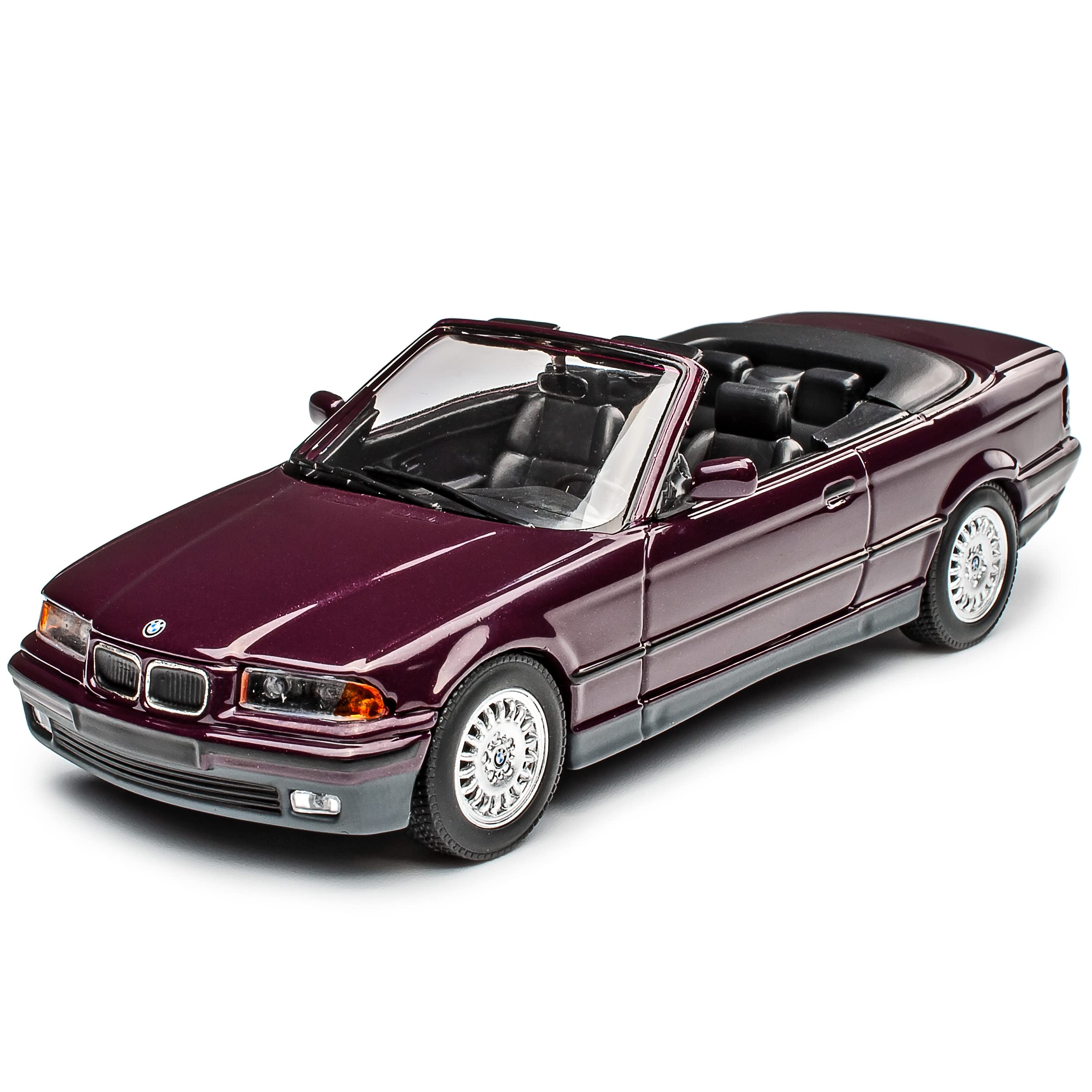 Generisch B*M*W 3er E36 Cabrio Violett Purple Metallic 1990-2000 1/43 Minichamps Maxichamps Modell Auto