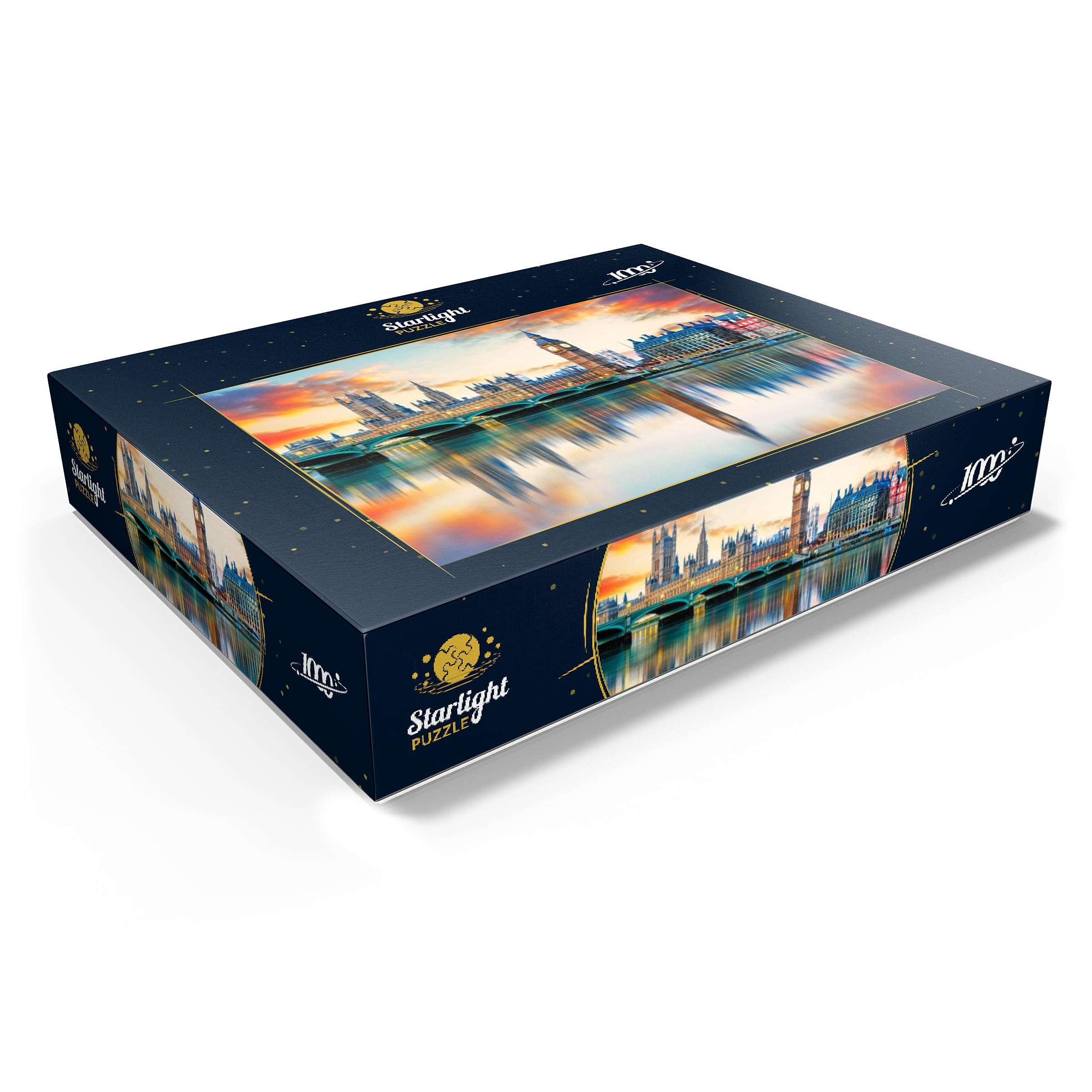 Big Ben & Houses Of Parliament London 1000-Piece Jigsaw Puzzle For Adults - Premium Quality, Made In USA
