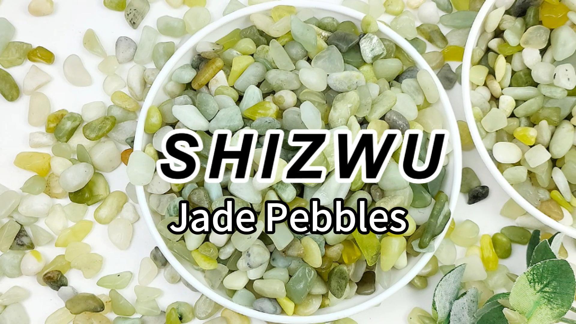 Image of 10LB Succulent Jade Pebbles for Landscaping, 3 /8 Inch Natural Decorative Polished Stones, River Rocks for Landscaping, Vase, Flowerpot Decoration, Indoor Decoration and Garden Decoration