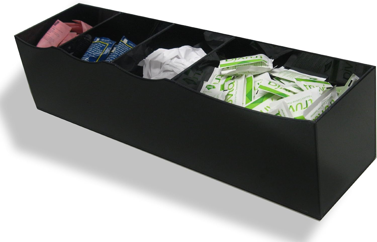 Amazon.com | 4 Bin Short Wide Condiment Holder (10024): Condiment Pots ...