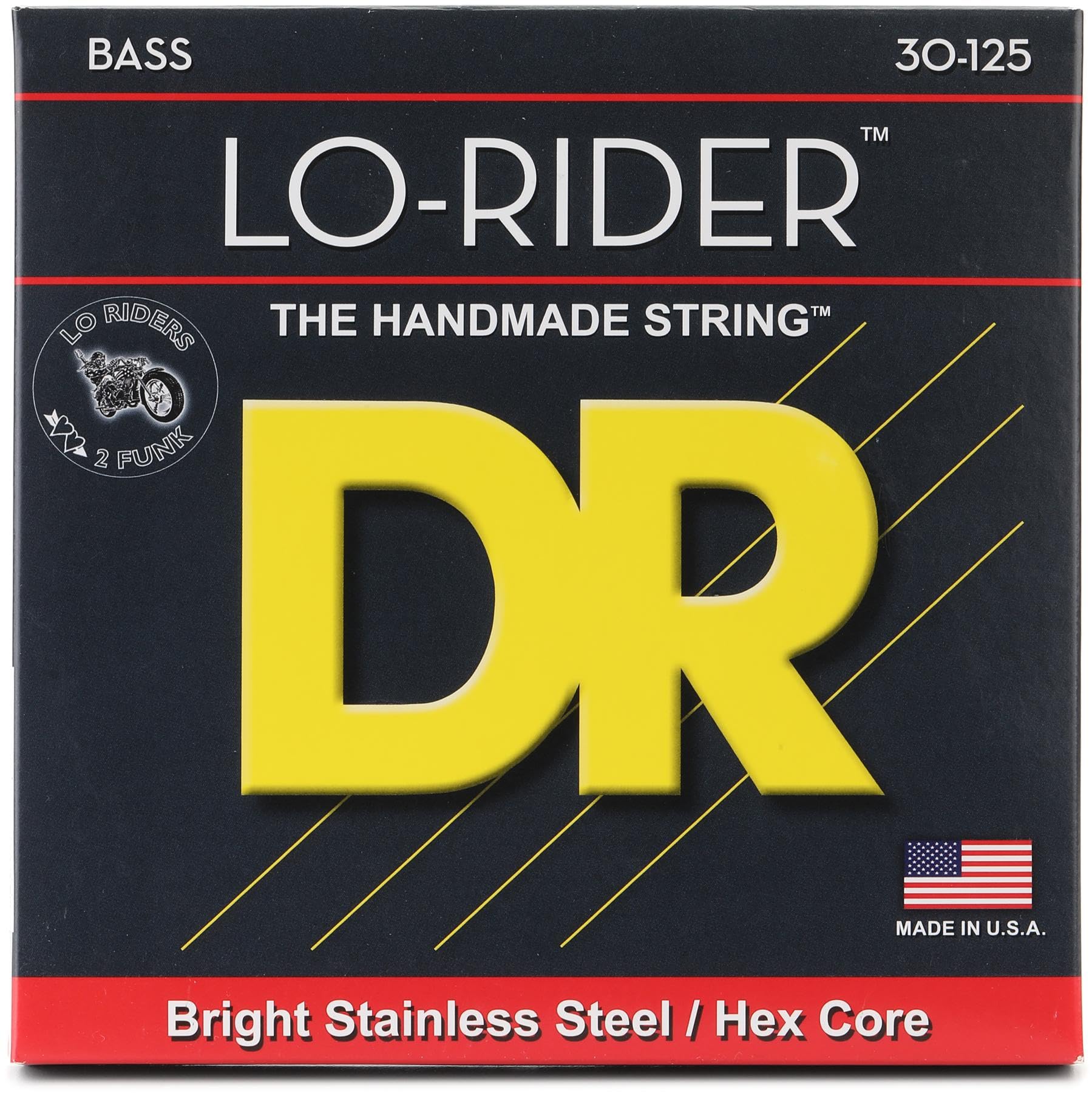 DR Strings Lo-Rider Stainless Steel