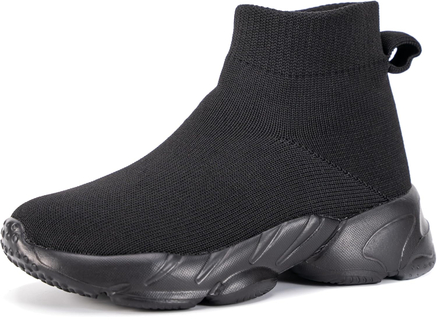 Kids Casual Sneakers Boys Knit Socks Shoes Girls Slip On Non-Slip Breathable Spring Autumn Outdoor Walking Shoes