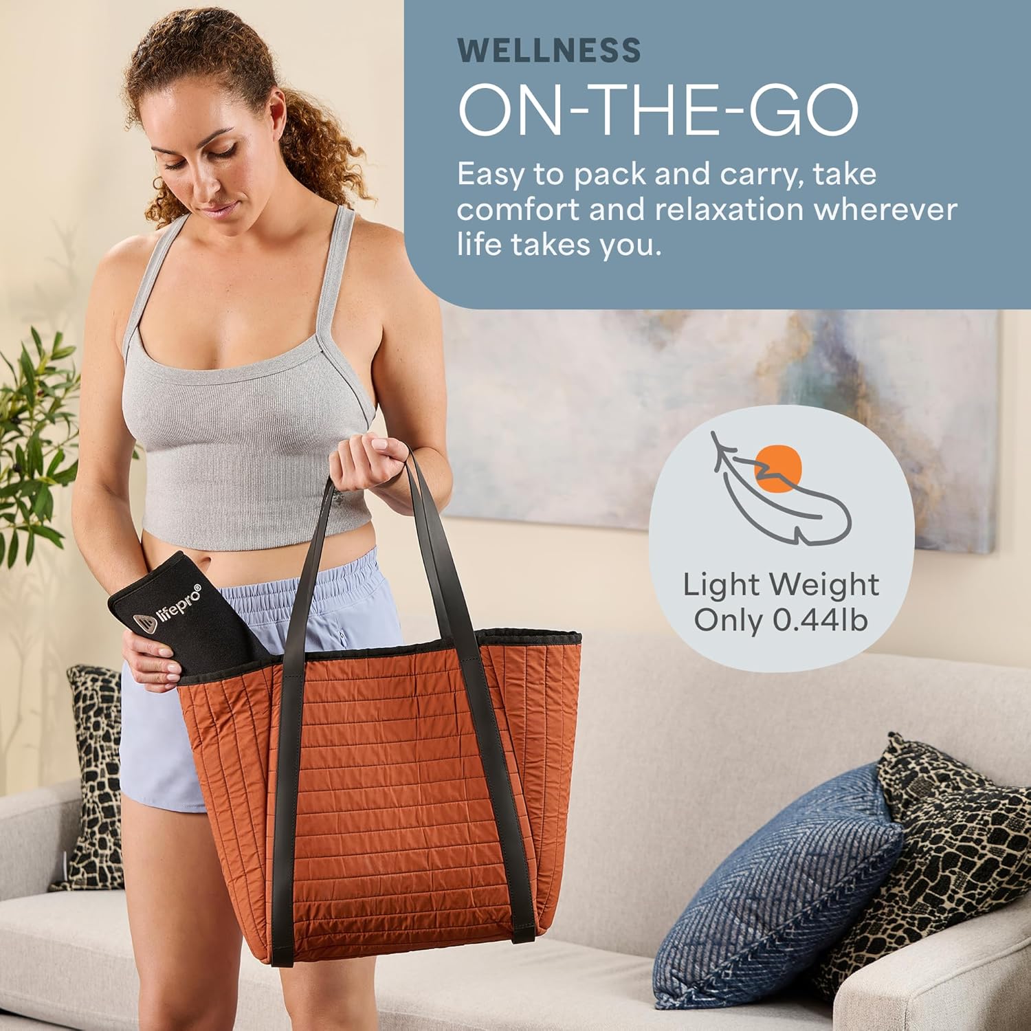 Lifepro Red Light Therapy Belt – Infrared Red Light Therapy for Body, Back and Shoulder with Triple Chip LEDs, Allevared Belt with 660nm & 850nm Wavelengths – for Daily Comfort & Wellness Support