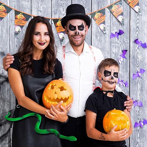 Miniatura 6 de 18 serpientes de goma realistas, serpientes de plástico de varios tamaños, juguetes de serpiente de broma para fiestas, engañando a la gente, juegos