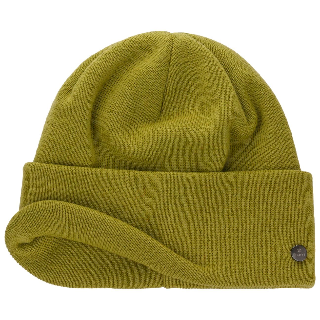 LIERYS Fine Merino Colour Umschlagmütze Beanie Made in Germany Damen und Herren Herbst Winter