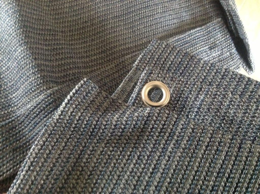 Breathable Caravan Awning Carpet / Groundsheet - Blue/ Grey - 2.5m x 7.0m