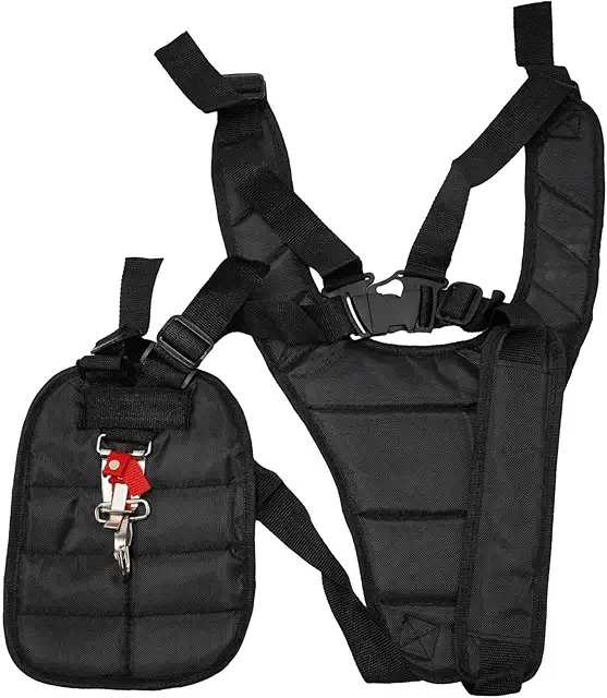 Double Shoulder Strap Brush Cutter Harness - Adjustable & Comfortable Sele för Röjsåg
