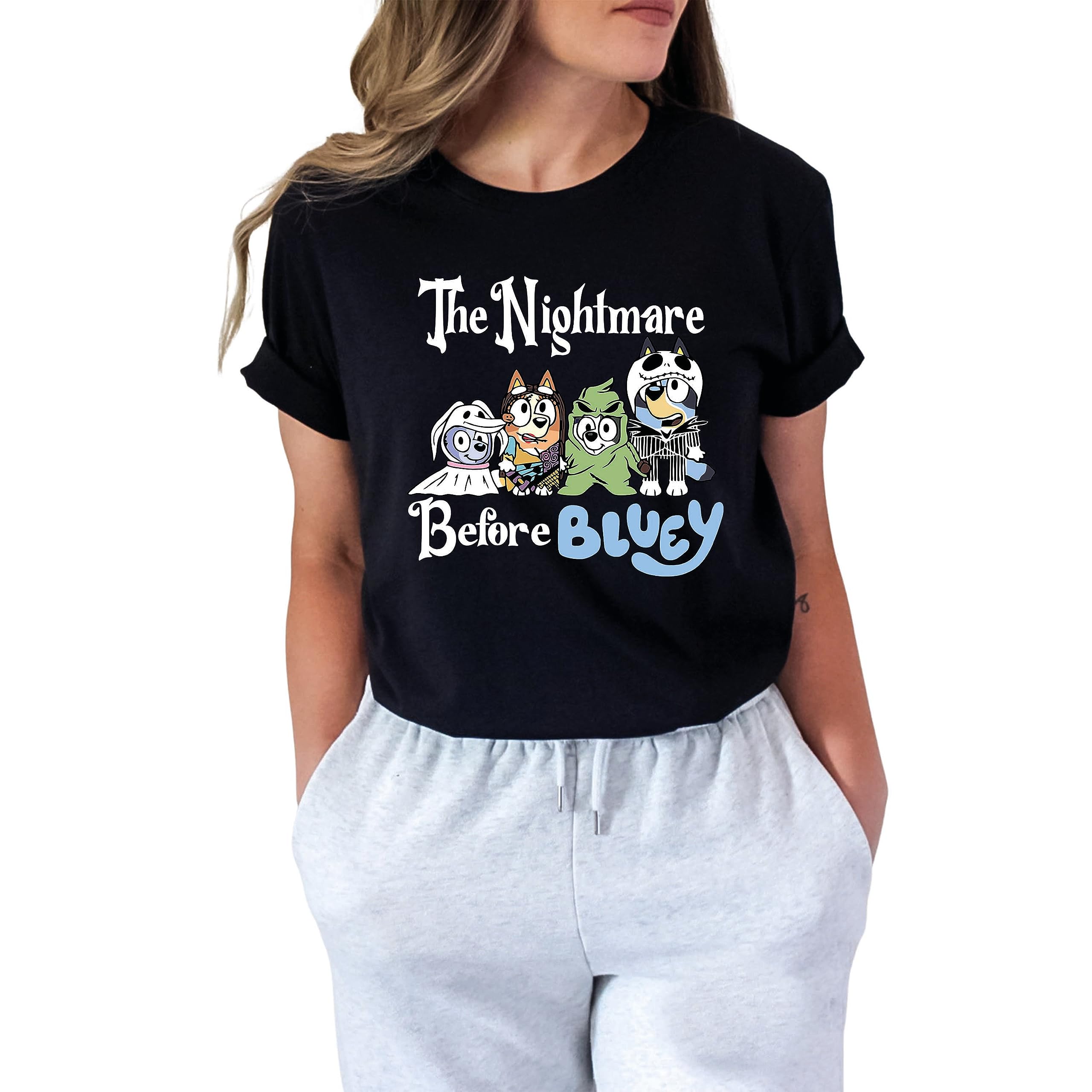 Buy Bluey Christmas Shirt, Rockin Around The Christmas Tree Shirt