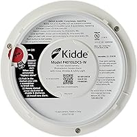 Vista 2 de Kidde Smoke Detector, 10-Year Battery, Photoelectric Sensor Wire-Free Interconnect Smoke Alarm, Voice Alert