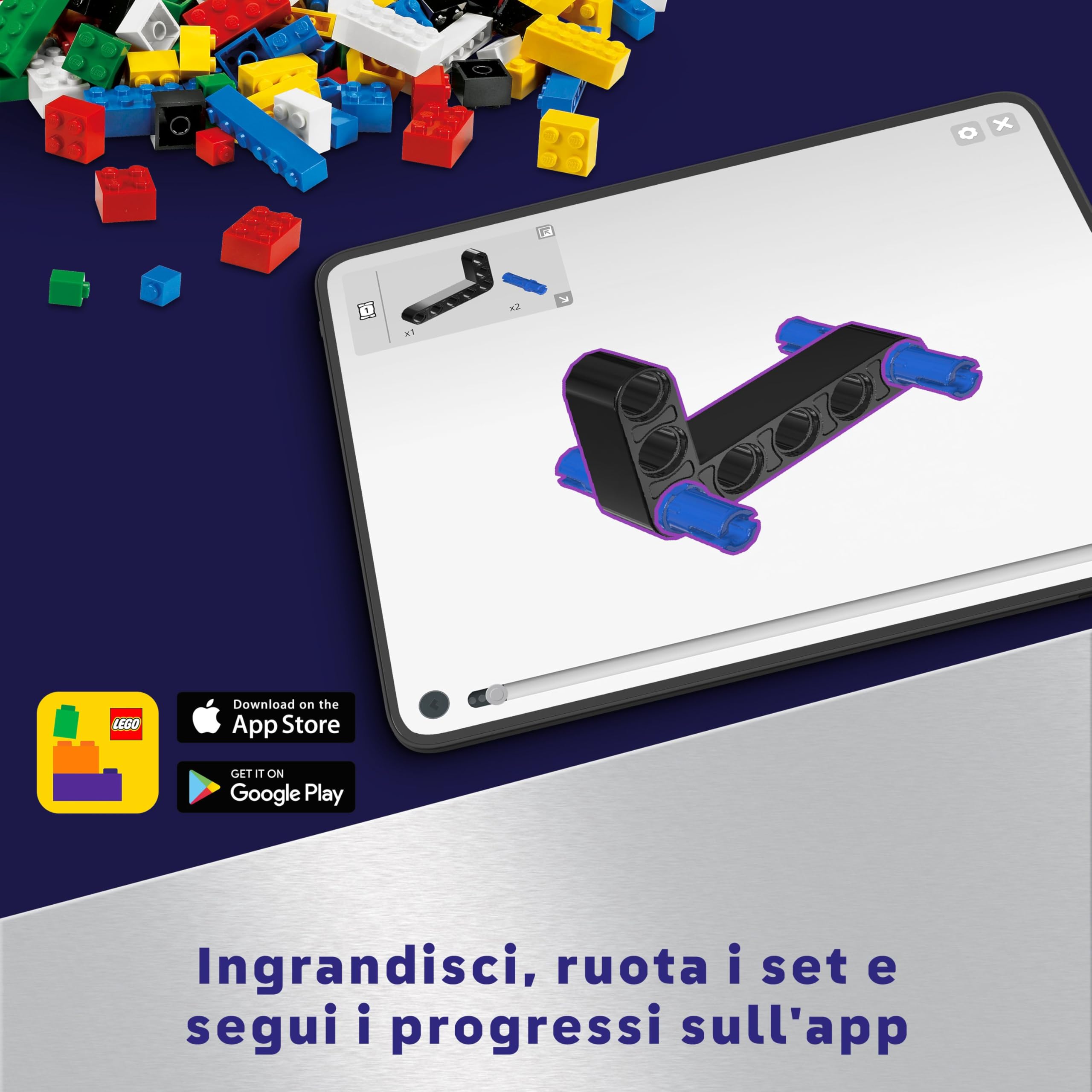 LEGO Technic Rover di Esplorazione Marziano, Giochi Spaziali per Bambini e Bambine da 11 Anni in su, Modellino da Costruire di Veicolo Giocattolo Ispirato alla NASA con Funzioni, Idea Regalo 42180