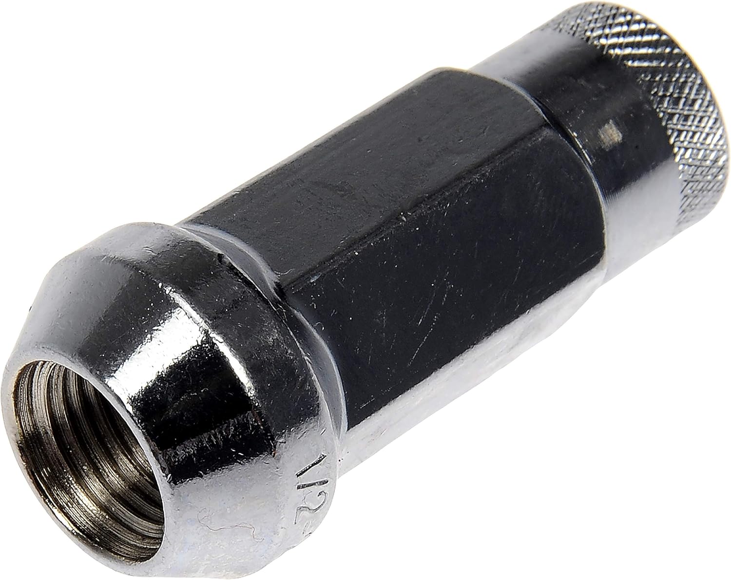 Dorman 713-285 Chrome Open End Knurled Wheel Nuts Compatible with Select Models, 20 Pack