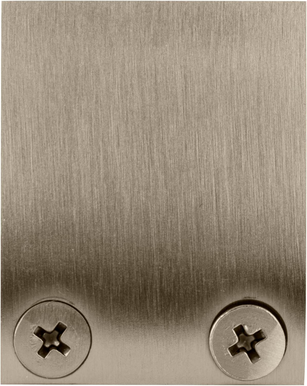 C.R. LAURENCE EH13 CRL Brushed Nickel Face Plate Clamp for 1/4" to 3/8" Glass
