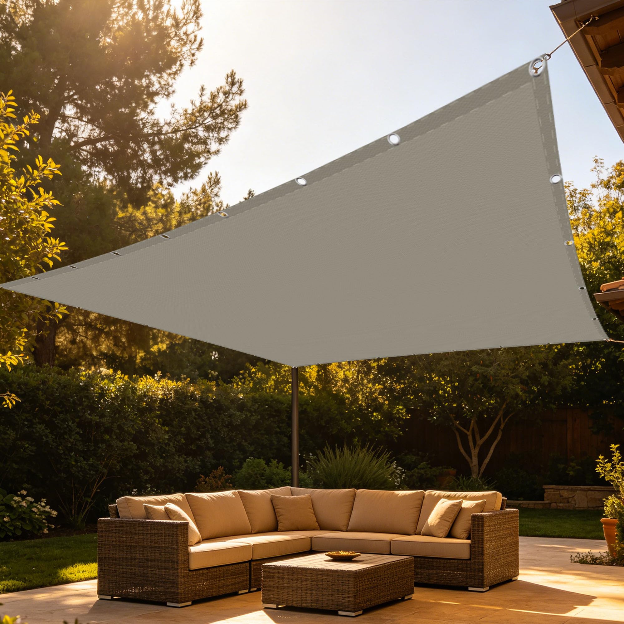 Voile d'ombrage terrasse et balcon pour créer un coin frais en été