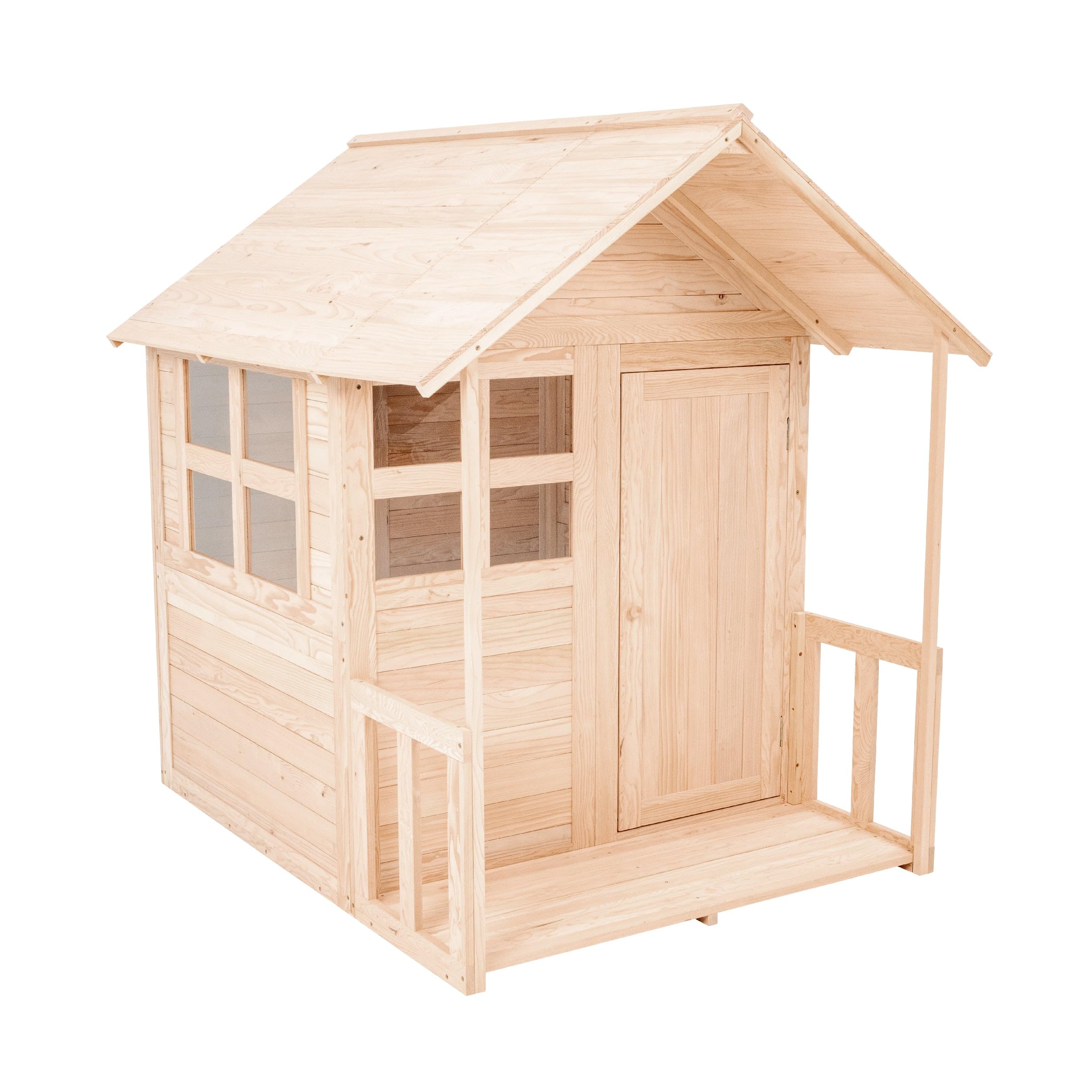TP Playhouse drewniany zestaw werandy, drewno z certyfikatem FSC, łatwe do zbudowania, rozszerza przestrzeń do zabawy, pasuje do domku zabaw TP Buttercup, zabawa na świeżym powietrzu dla dzieci od 2