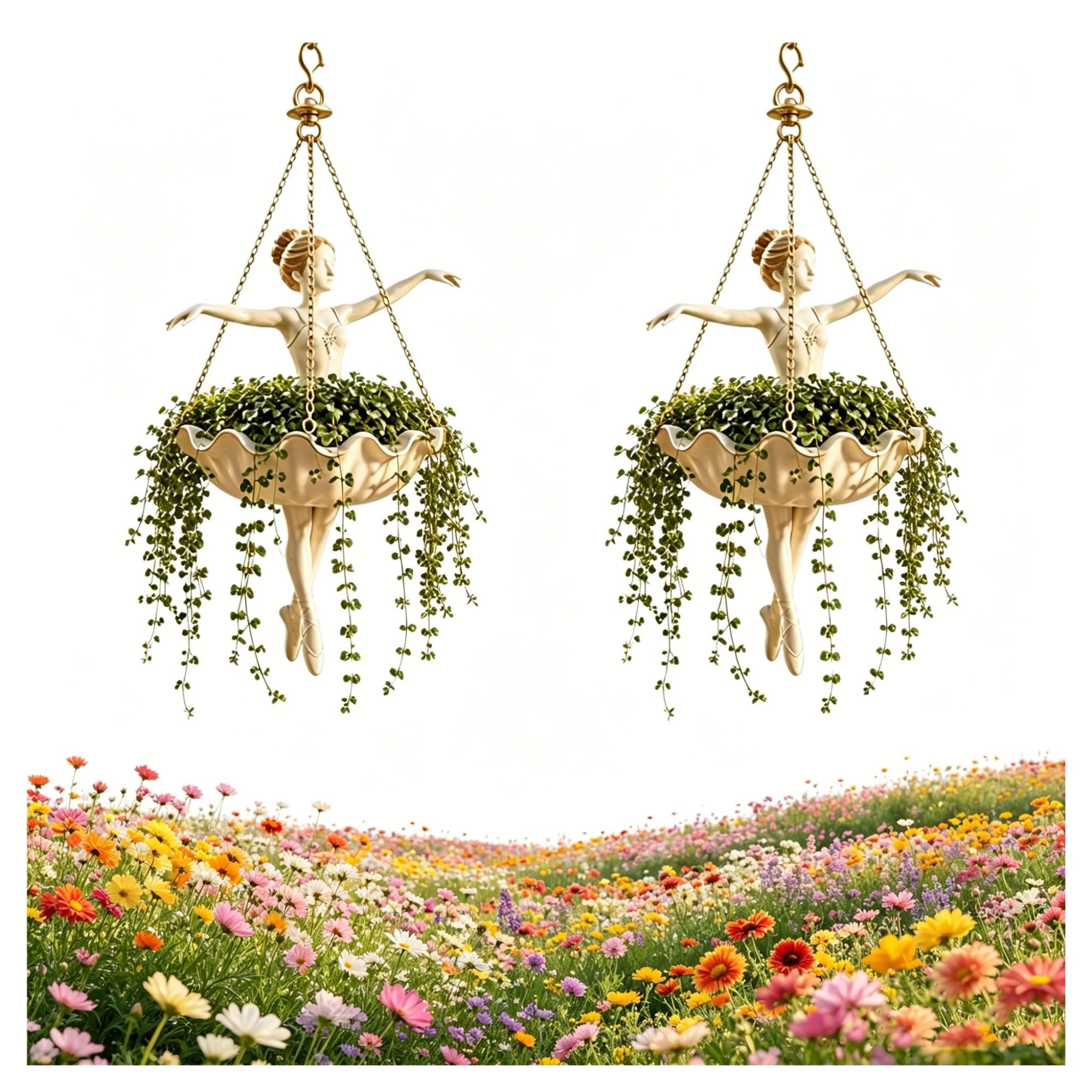 Support de plante ballerine rotatif à 360° pour succulente d'intérieur