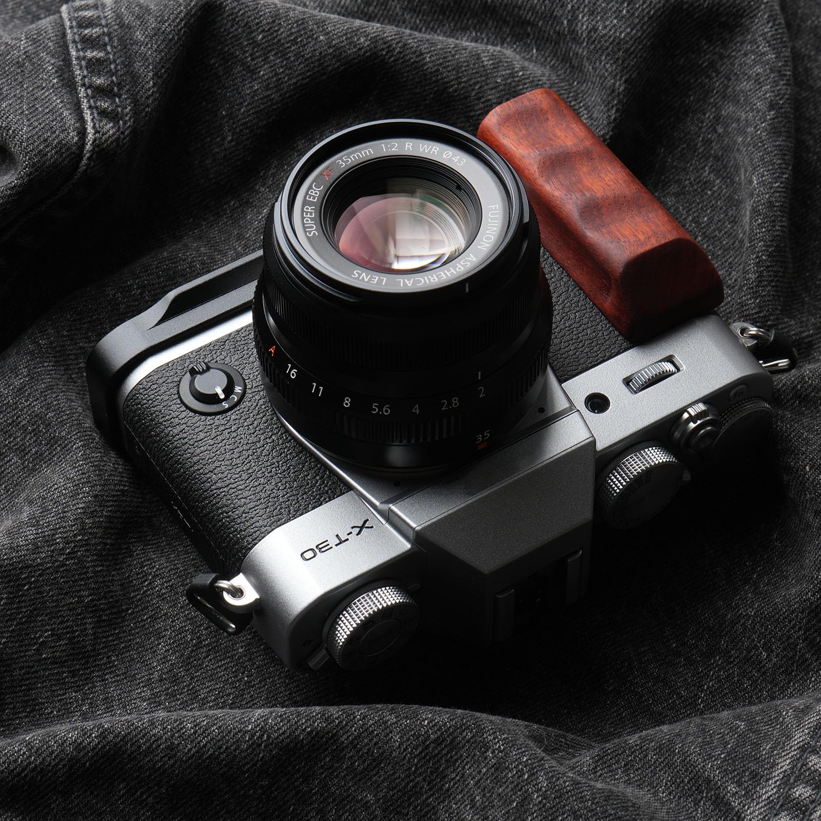 Amazon | RYDSCAM 実木 カメラグリップ 、対応 FUJIFILM FUJI 富士 X